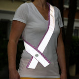 Cycling reflective sashes