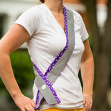 Cycling reflective sashes