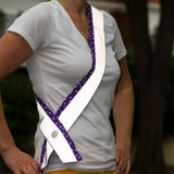 Cycling reflective sashes